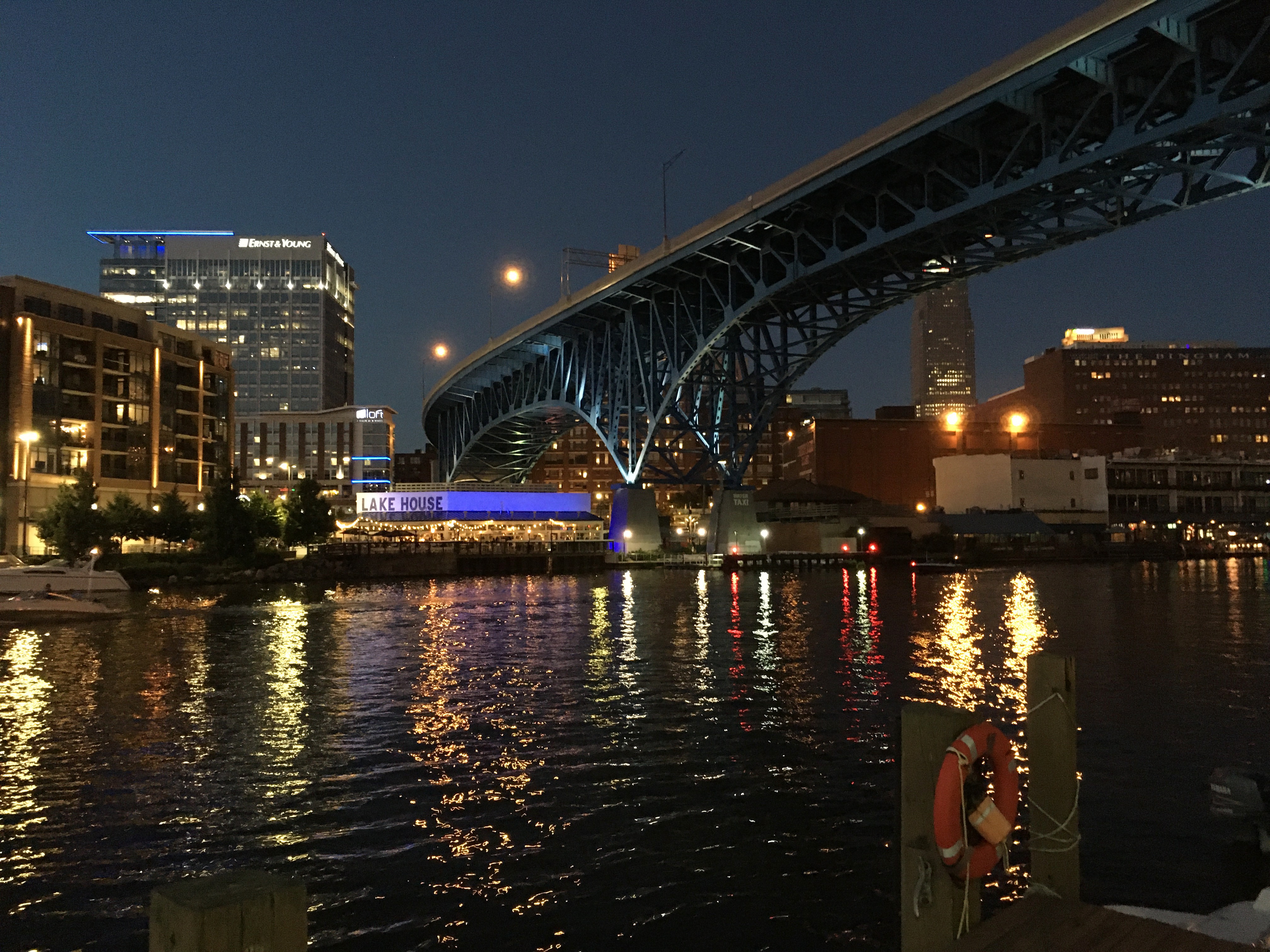  Downtown Cleveland - The Cuyahoga River at 