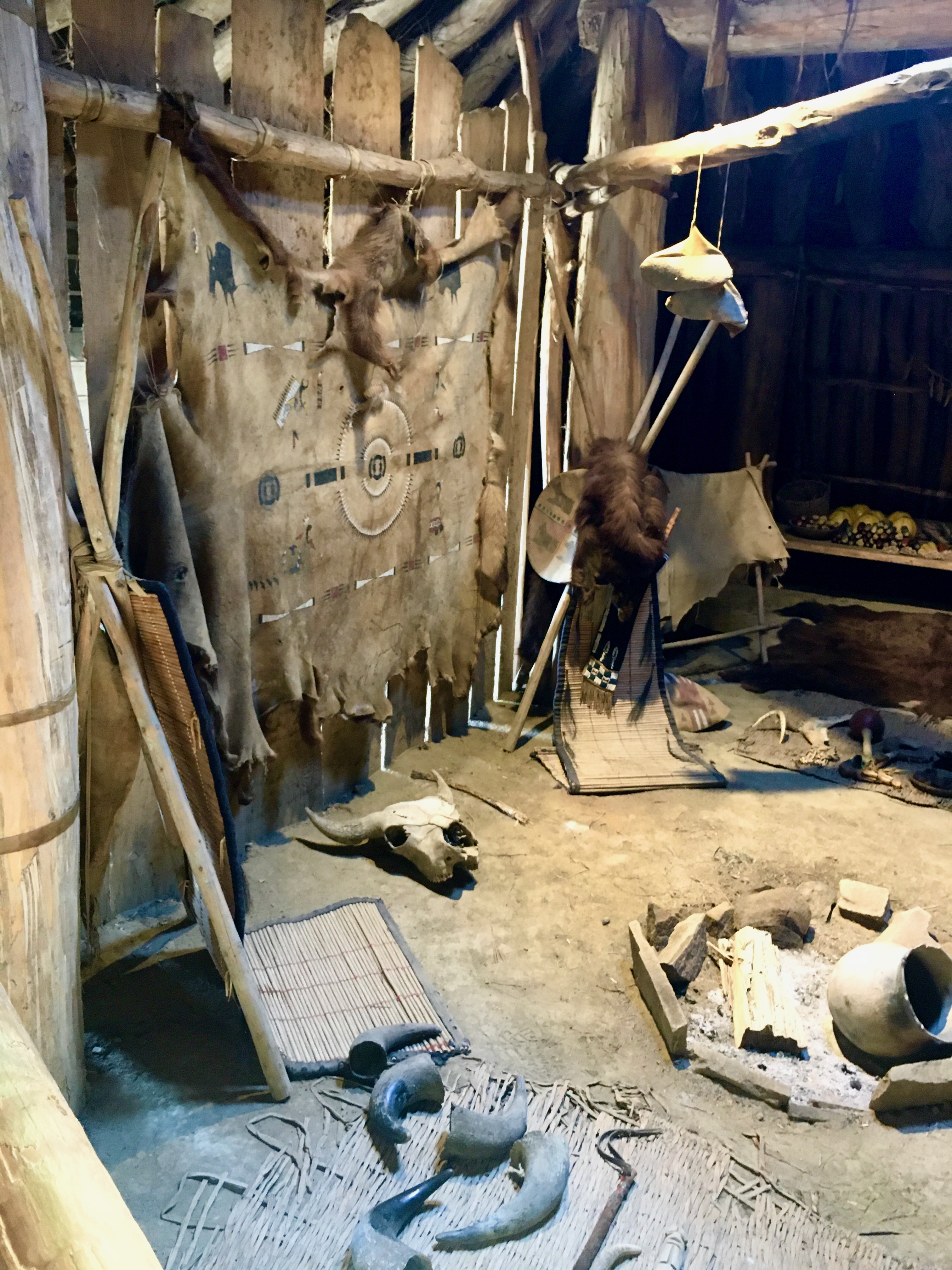  [Recreated] Mandan [Numakiki] (native American) Indian Village at Abraham Lincoln State Park  