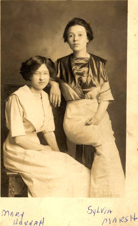  Mary Hannah & Sylvia Marsh-Harbert  (wife of Hallie Harbert)  