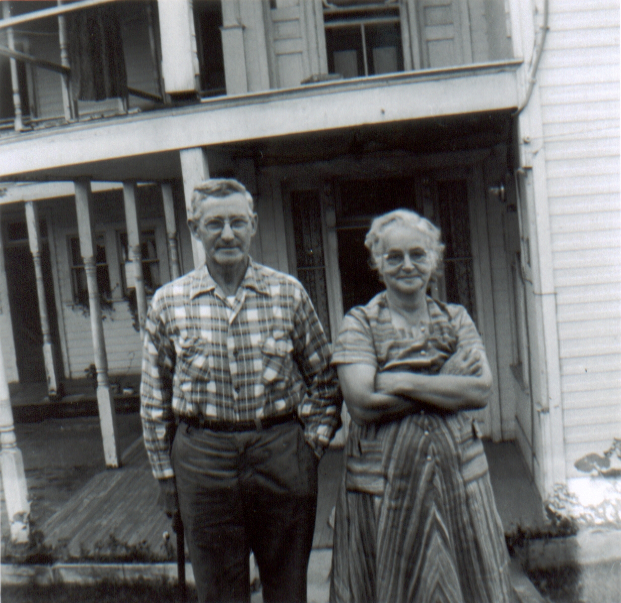  Charlie & Mary (Harbert) Smith Sept 11 1958 at Home - Brown, WV 