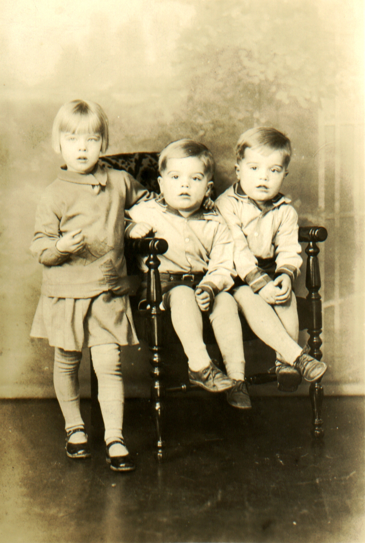  Agnes Ann “Tag”, Hughie & Harold Harbert children of Hallie Harbert 