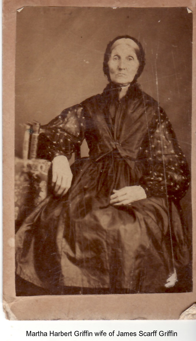  Martha Harbert-Griffin (daughter of John Harbert & Sarah Loofbourrow) 