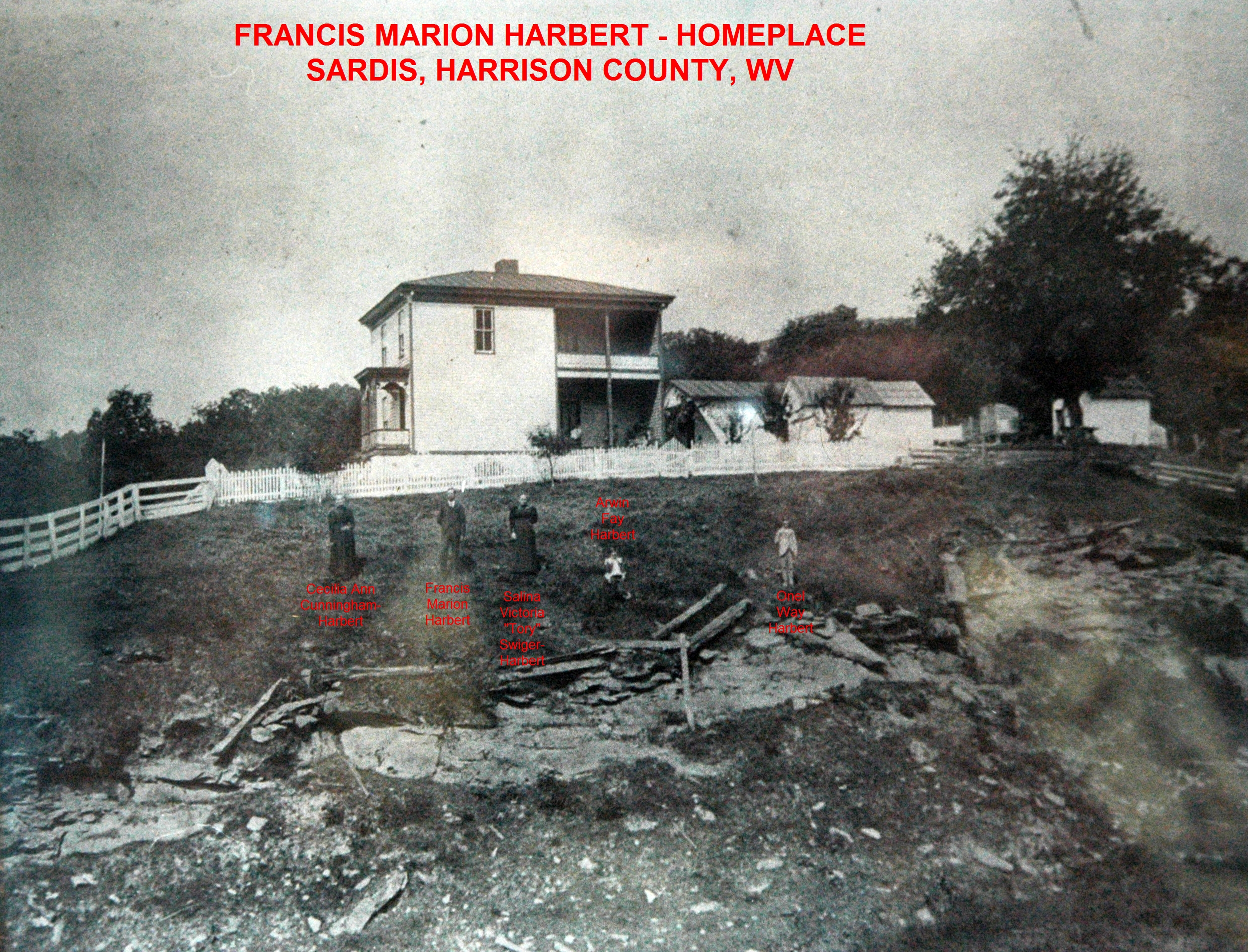  Francis Marion Harbert-Homeplace-Sardis,WV 