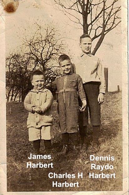  James, Charles & Dennis Harbert (children of Jesse G Harbert 
