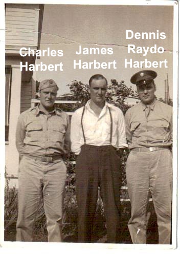  Brothers Charles, James & Dennis Raydo Harbert 