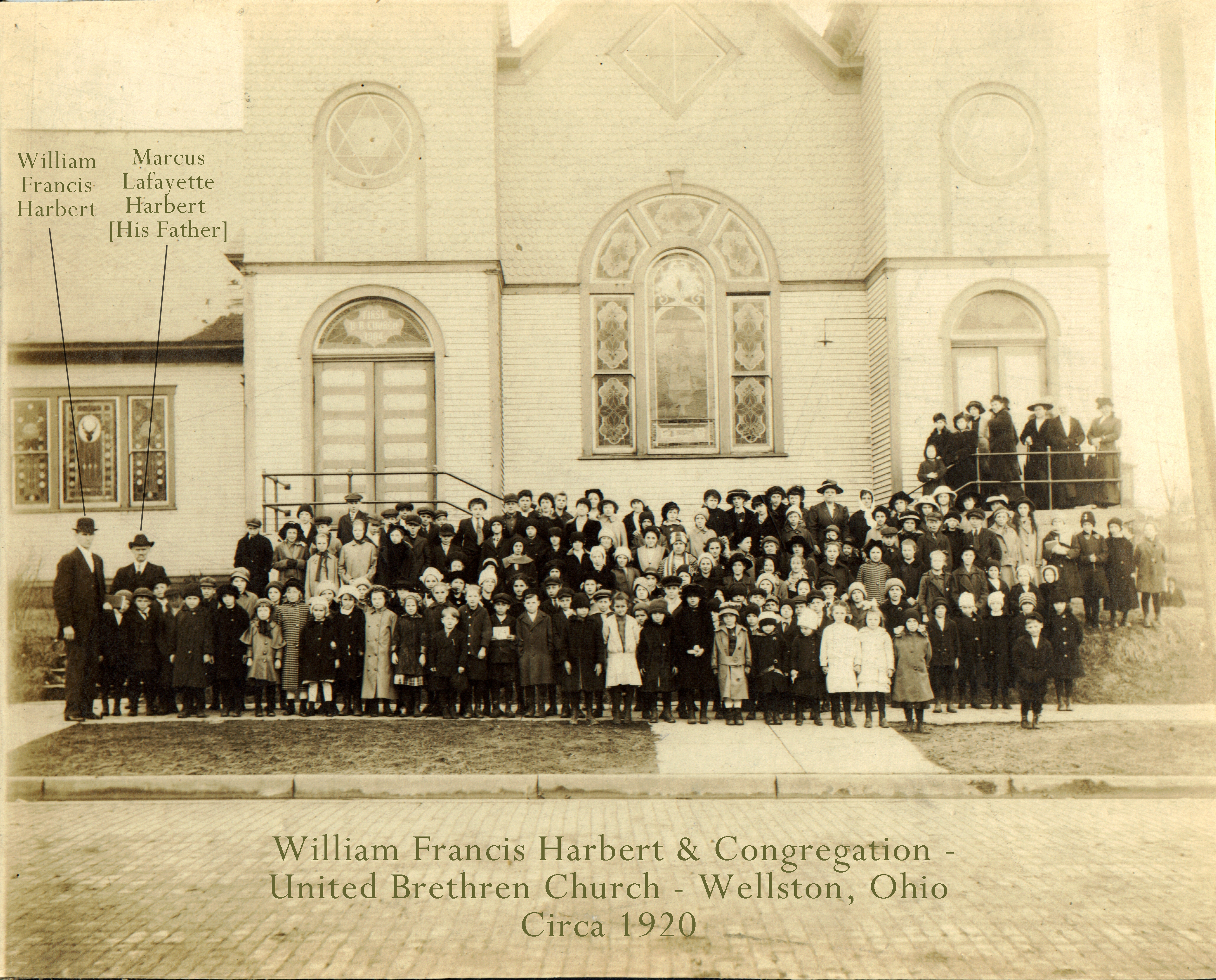 William Francis Harbert - Church at Wellston, Ohio (circa 1920) 
