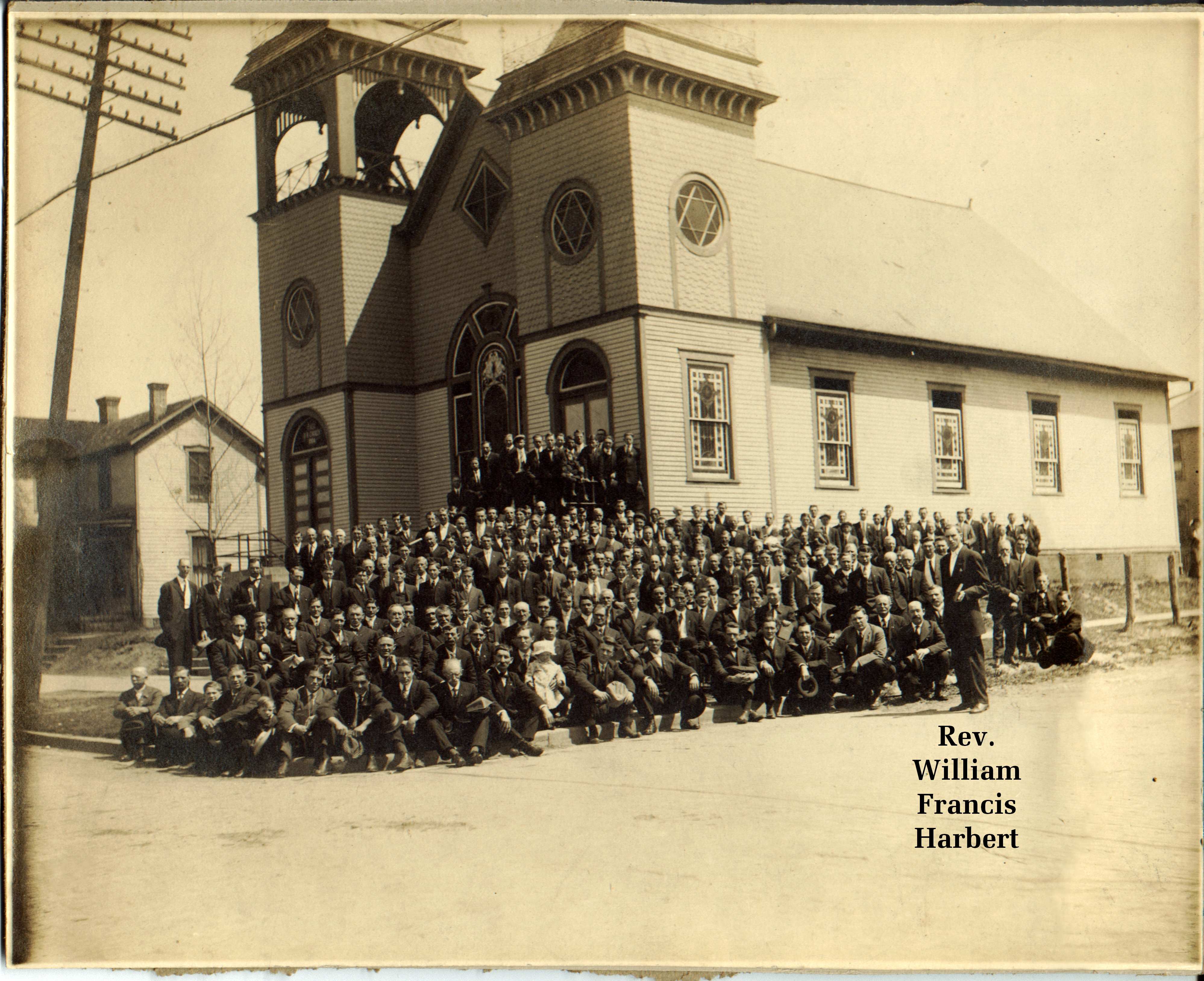  William Francis Harbert - Church at Wellston, Ohio (circa 1920) 