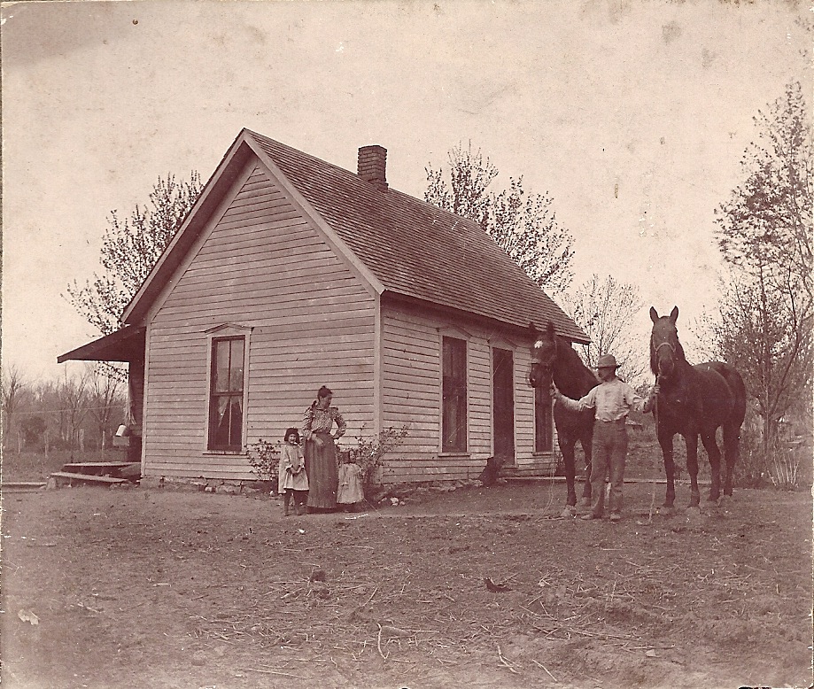  Vivian Blanche Harbert-Shadle home in Centropolis, Kansas - where she lived with the Shadle family who adopted her 