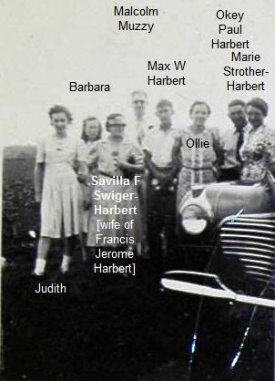  Savilla Swiger-Harbert (wife of Francis Jerome) & Family 