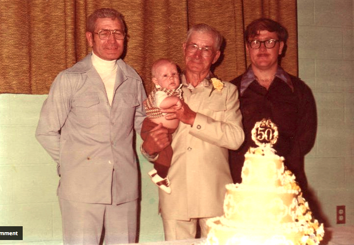  William, Richard, Grif & Gary Lee Harbert [4 Generations] 