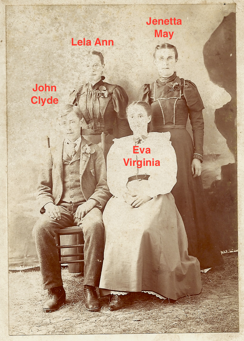  Children of Elbert Francis Harbert & Sarah Ellen Shriver-Harbert - taken at time of her death/funeral? 