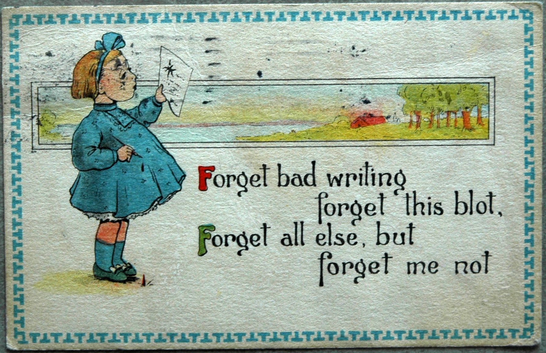  October 13, 1914 - Postcard from Eva Harbert to Jennie Harbert 