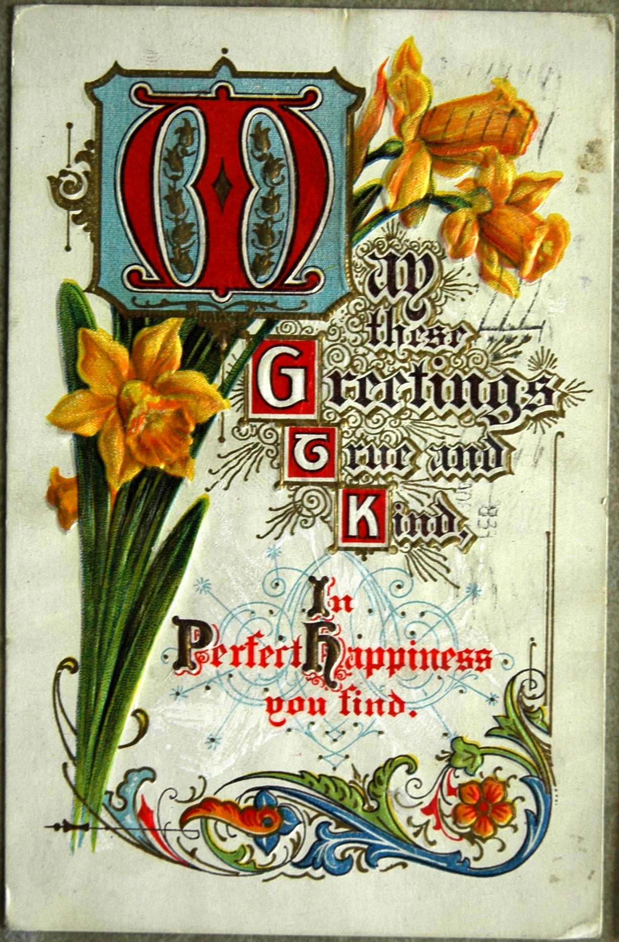  February 8, 1911 - Postcard from Ruby McGowan (Eva's daughter) to cousin Francis Harbert (John & Jennie's son) 