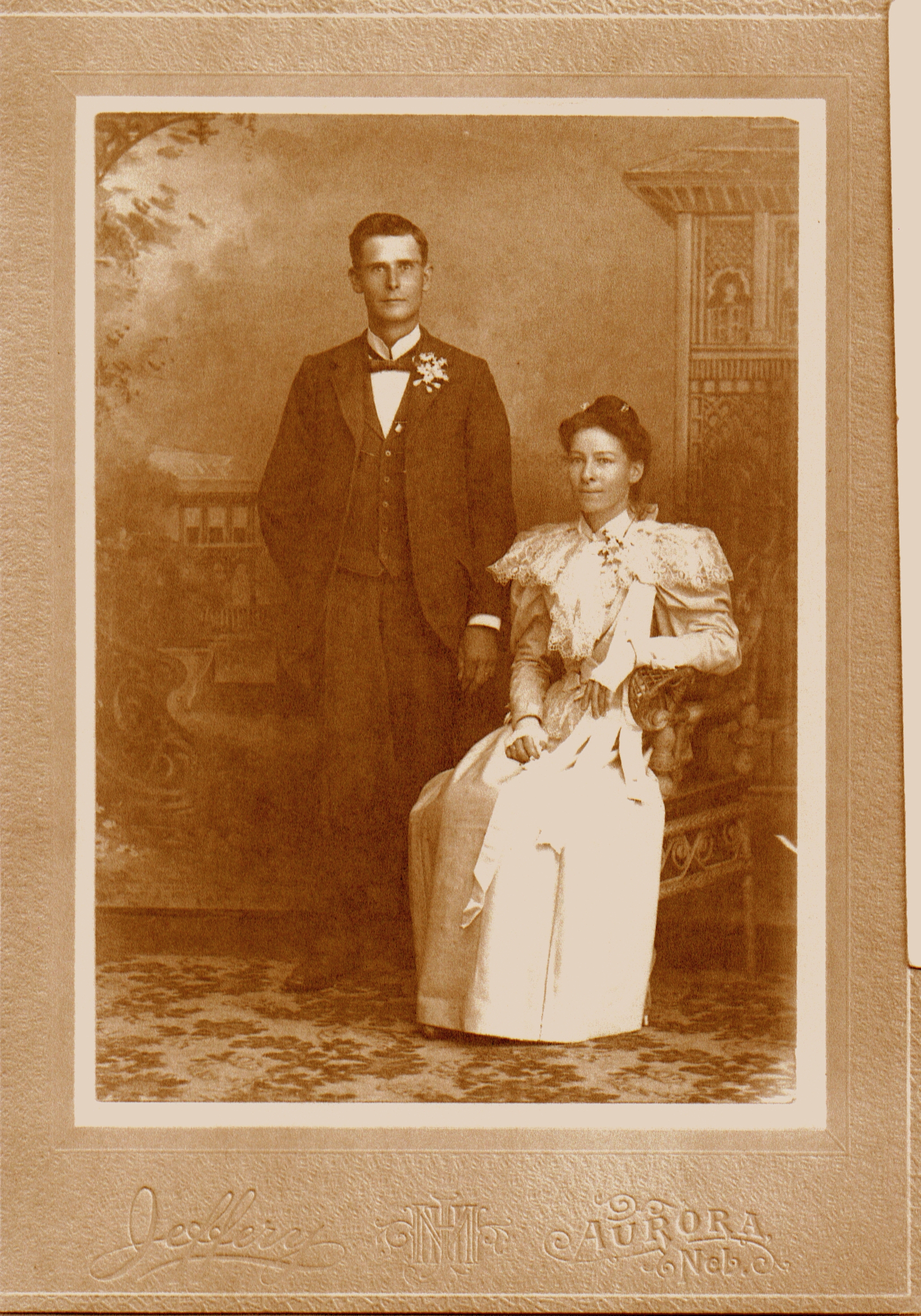  John Clyde Harbert & Jennie Johnson-Harbert - wedding photo 