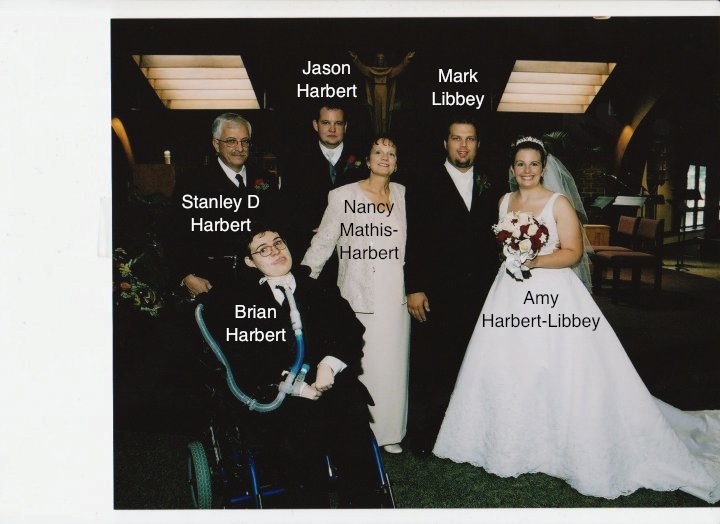  Stanley D & Nancy Mathis-Harbert & Family at daugter Amy's wedding to Mark Libbey 