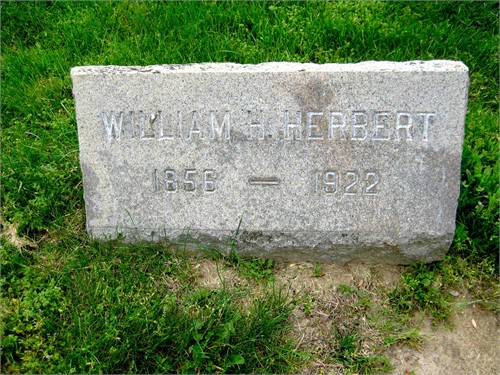  Gravemarker of William H Herbert 